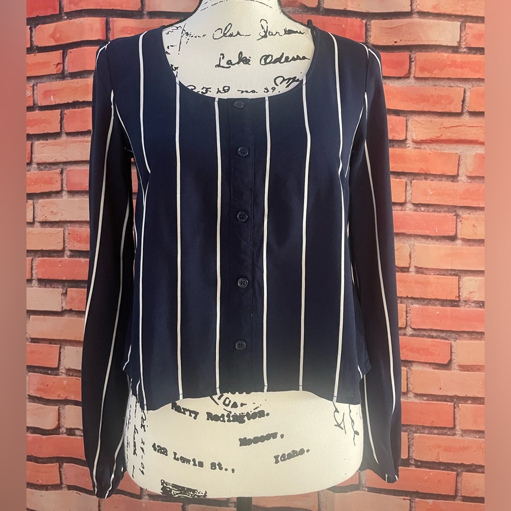 NWOT Love, Fire Long sleeved Striped Top